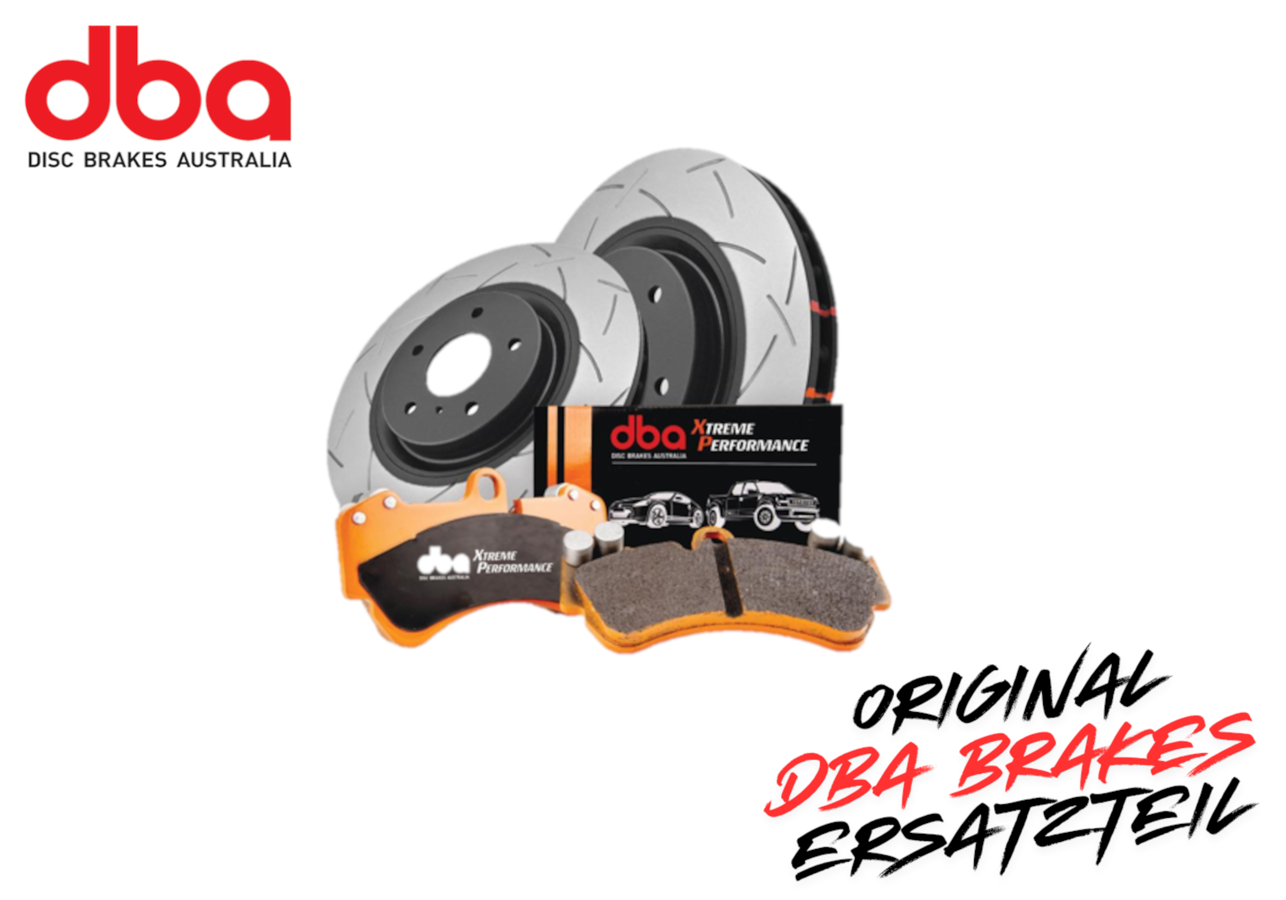 DBA Brakes Sportbremspaket | Bremsscheiben + Bremsbeläge | Vorderachse