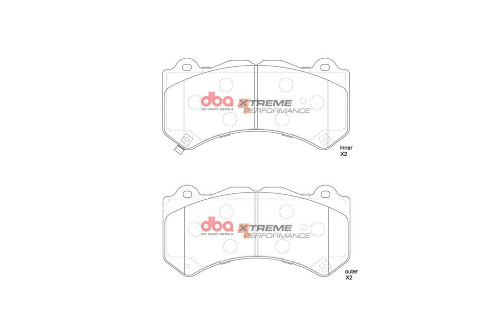 DB15039XP - DBA Xtreme Performance Bremsbeläge ( Satz für VA )