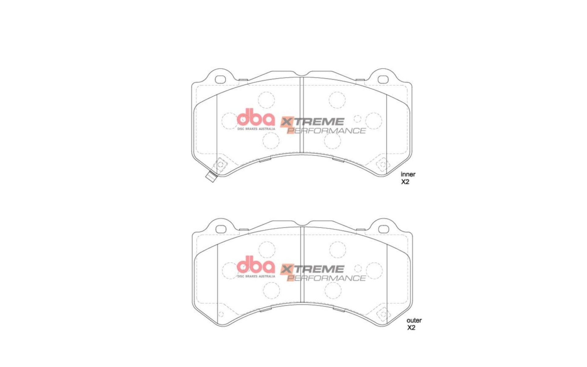 DB15039XP - DBA Xtreme Performance Bremsbeläge ( Satz für VA )