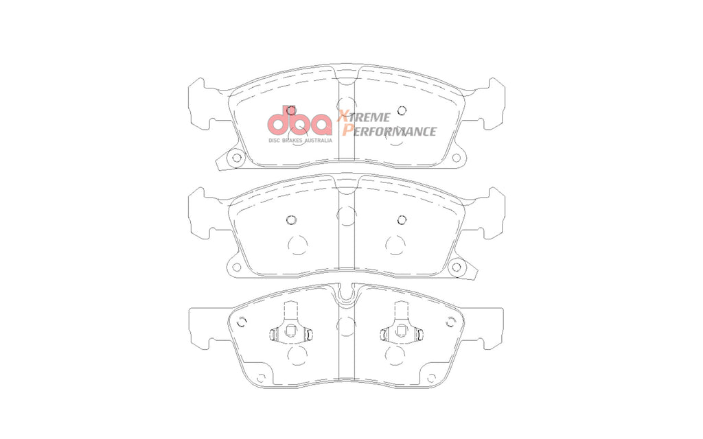 DB2216XP - DBA Xtreme Performance Bremsbeläge ( Satz für VA )