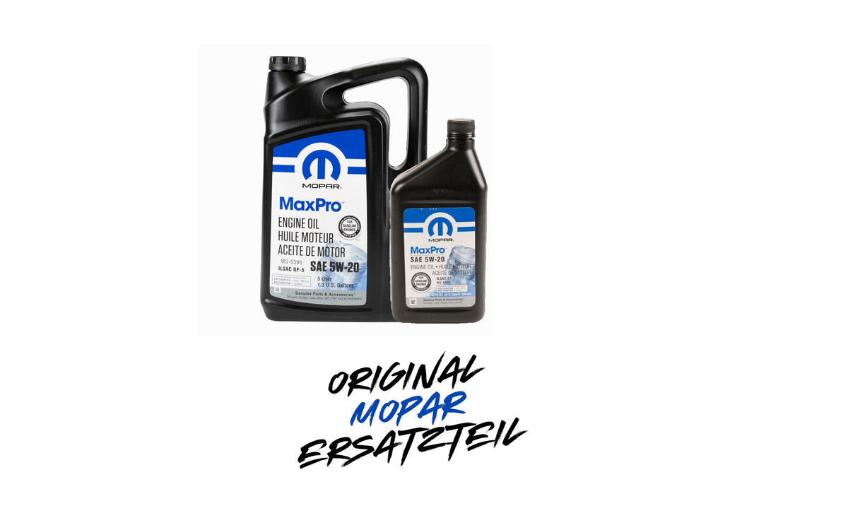 Mopar Maxpro 5W20 Motoröl 6er Pack Servicepaket
