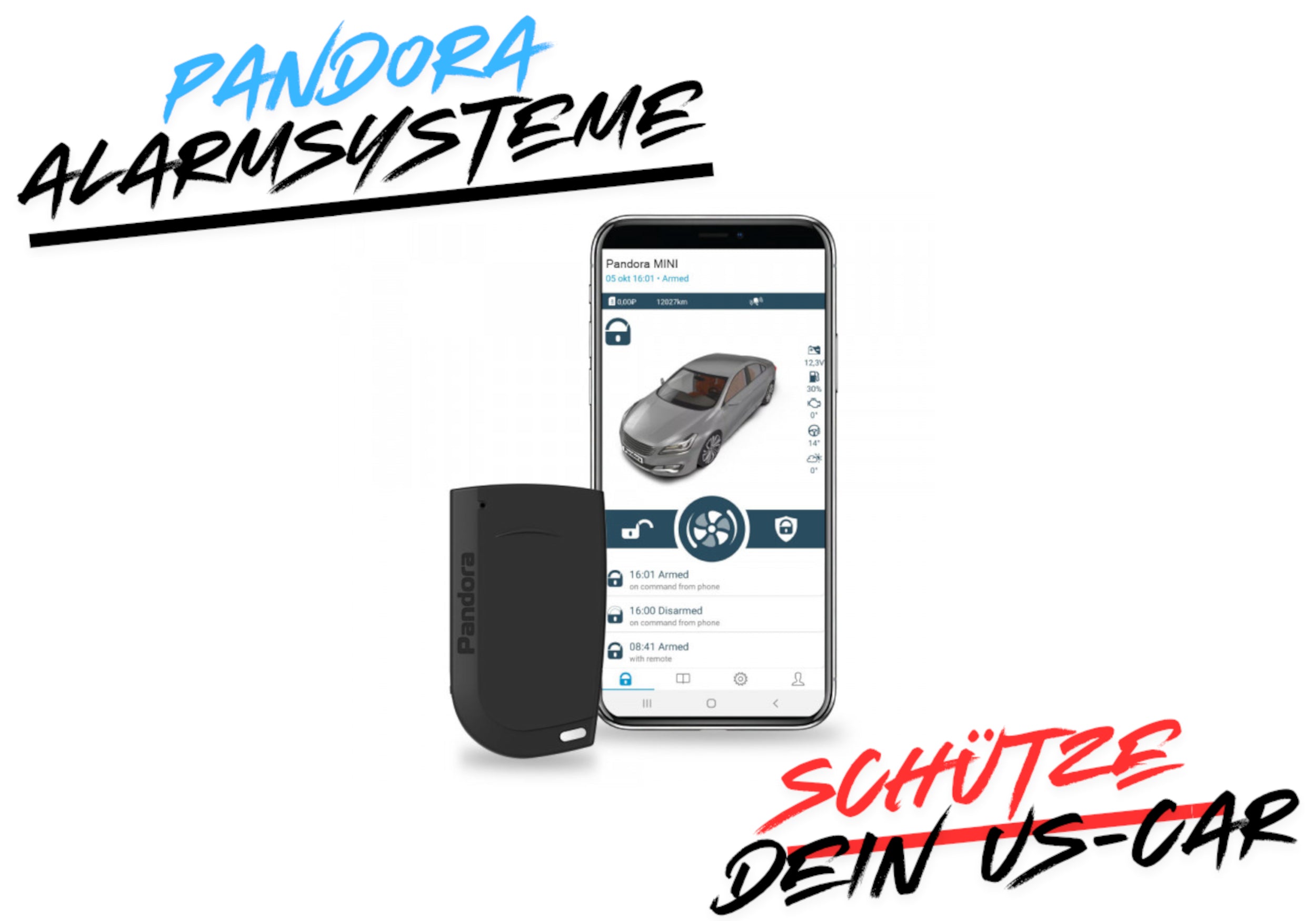Pandora Primo - CAN-BUS Wegfahrsperre - für dein US CAR! INKL. Einbau