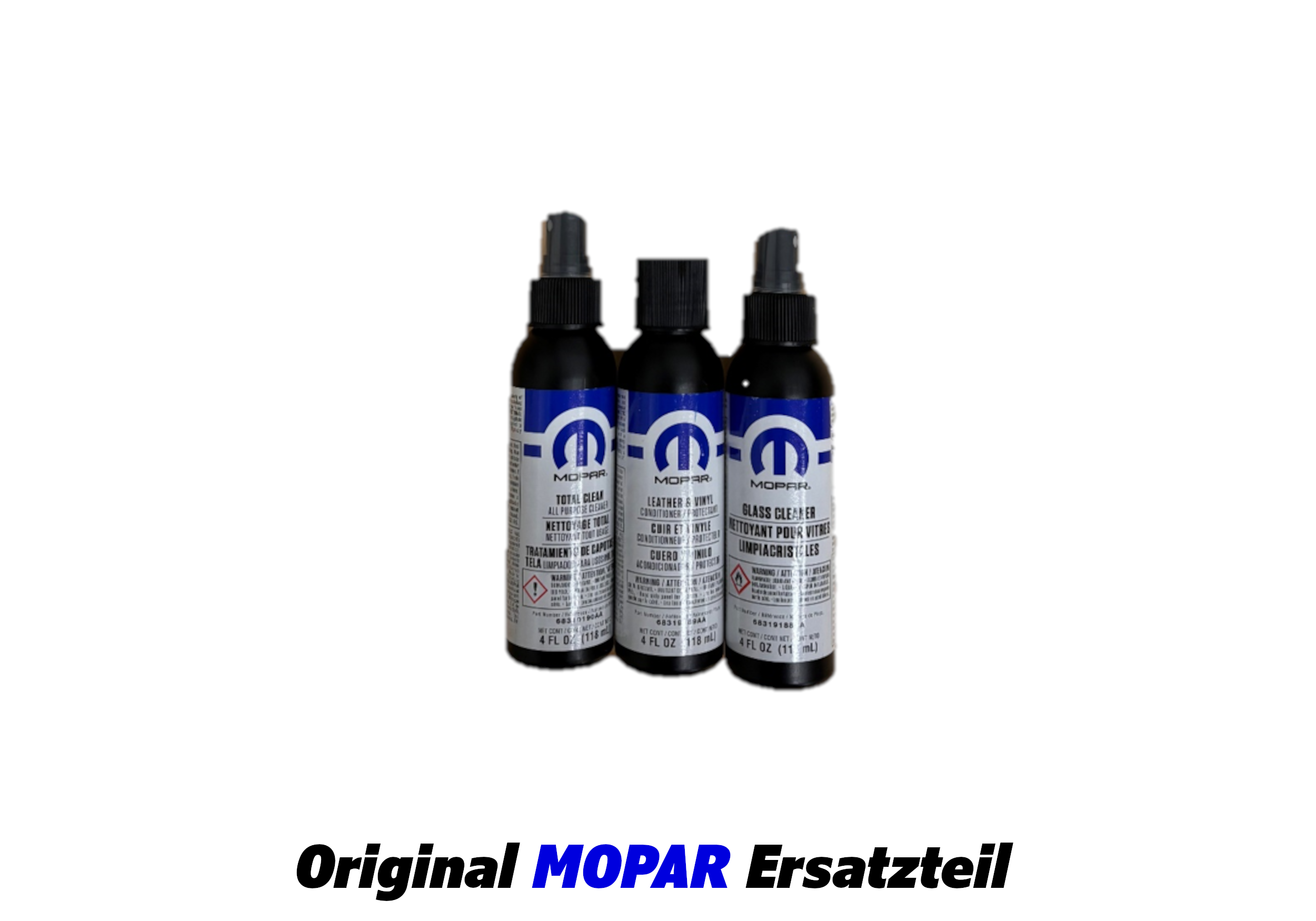 Mopar Car Care Kit - (3x 118ml Reiniger)