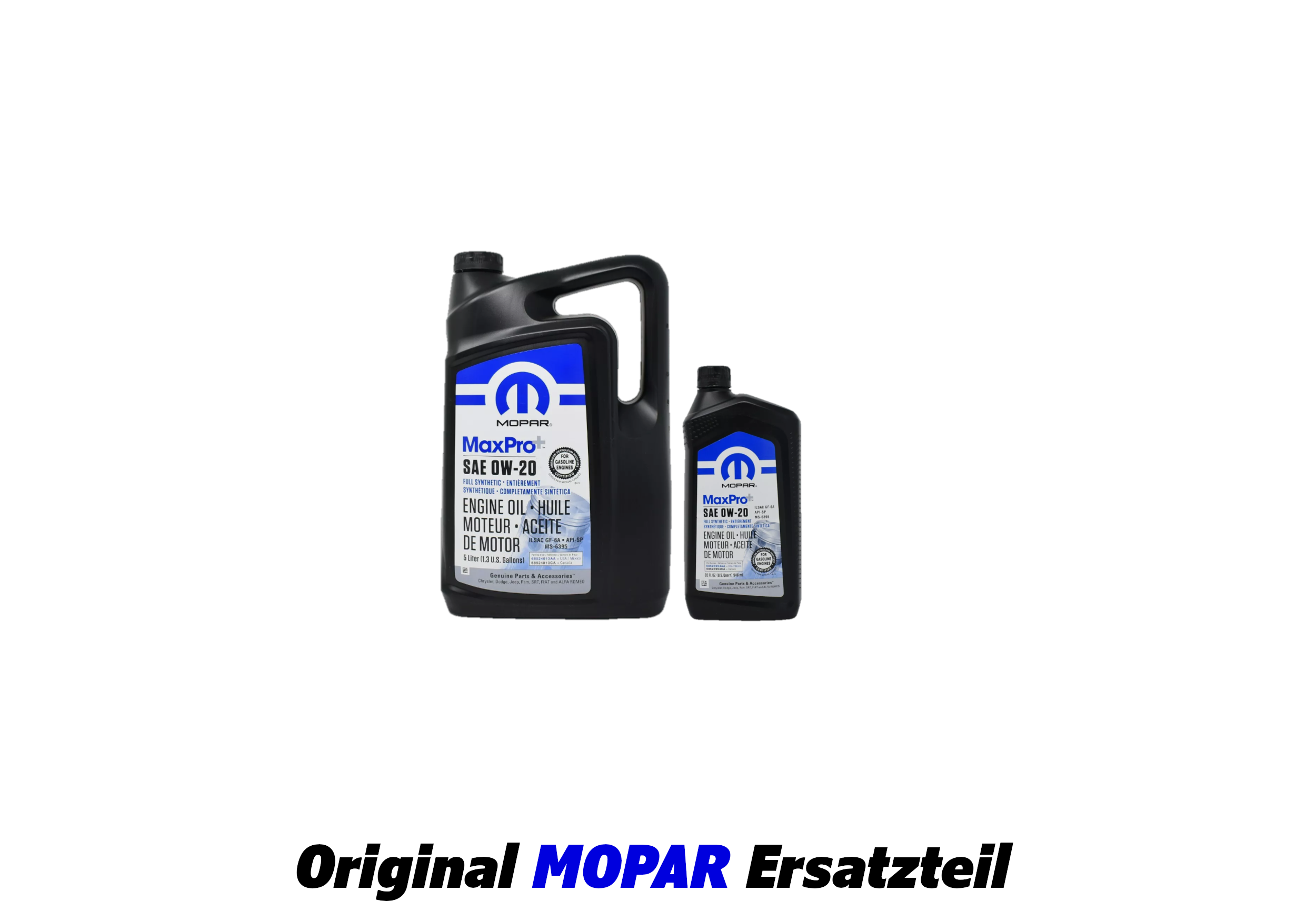  Mopar MaxPro+ 0W20 Motorölpaket 5,94l)