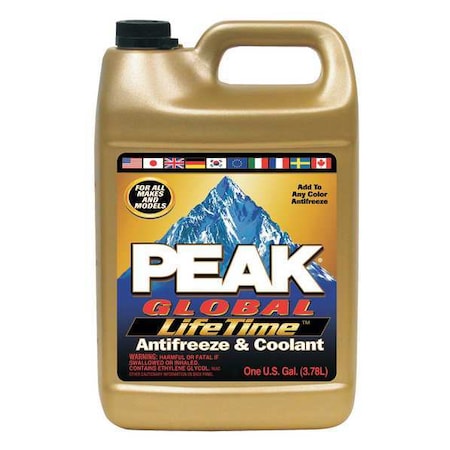 Peak Gloobal Lifetime Kühlerfrostschutzmittel 1 Gallone (3,7l)